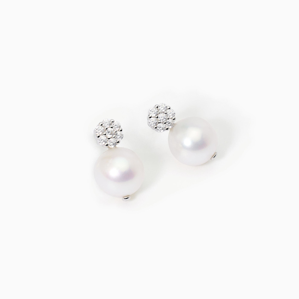 MABINA SILVER EARRINGS WITH PEARL 563603