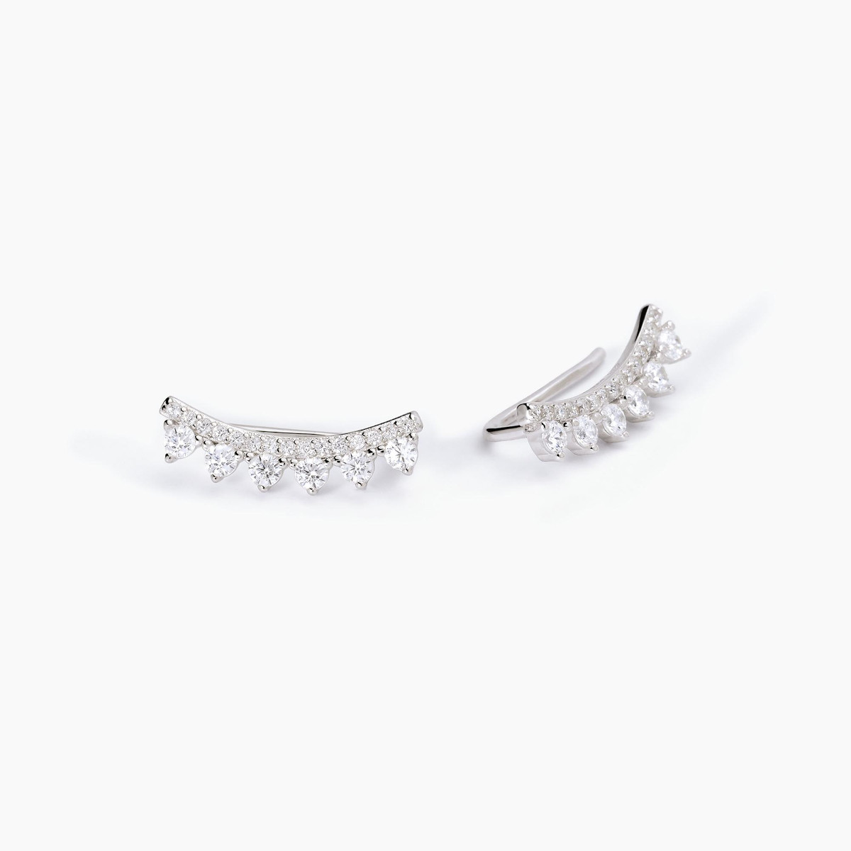 MABINA SILVER EARRINGS WITH ZIRCONIA 563609