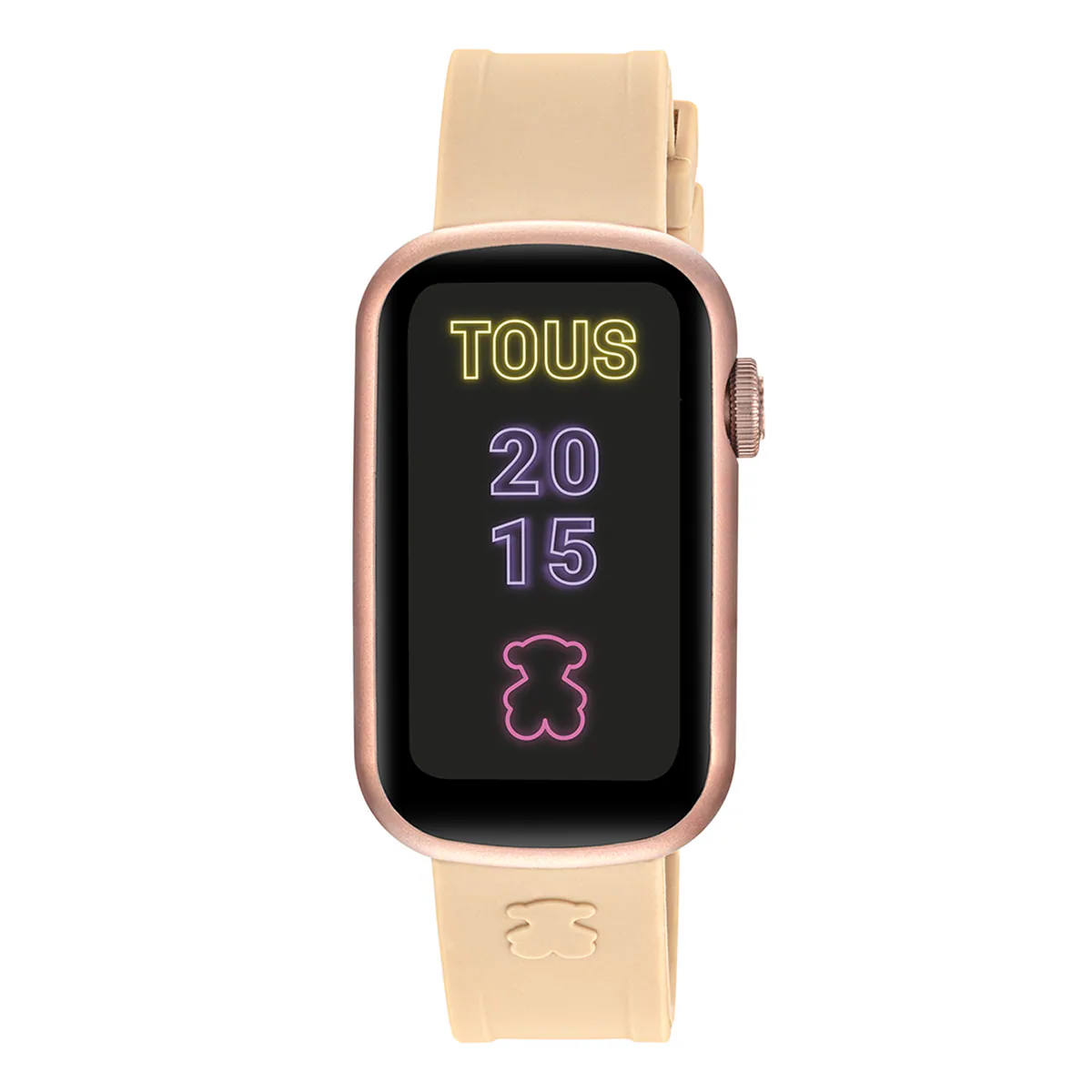 TOUS RELOJ SMARTWATCH CON CORREA DE NYLON Y CORREA DE SILICONA ROSA PALO T-BAND 200351092