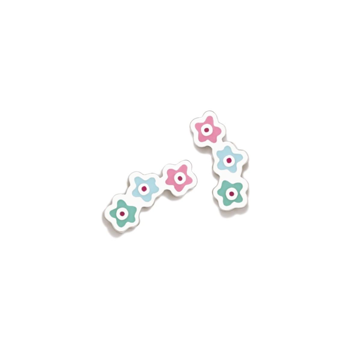 AGATHA RUIZ DE LA PRADA FLOWERS EARRINGS FOR KIDS 050DEG