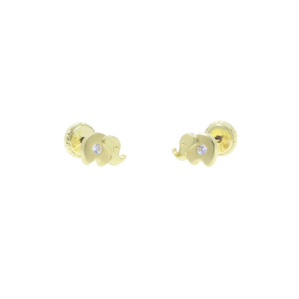 baby gold earrings 197564AO