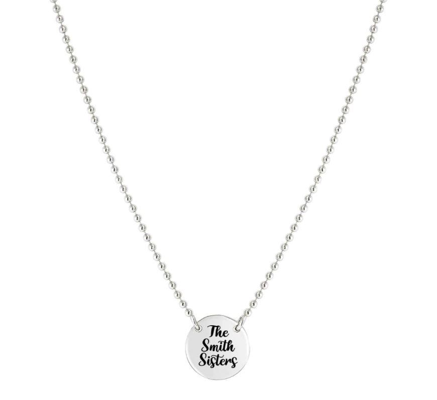 NOMINATION NECKLACE RHODIUM PLATED SILVER 