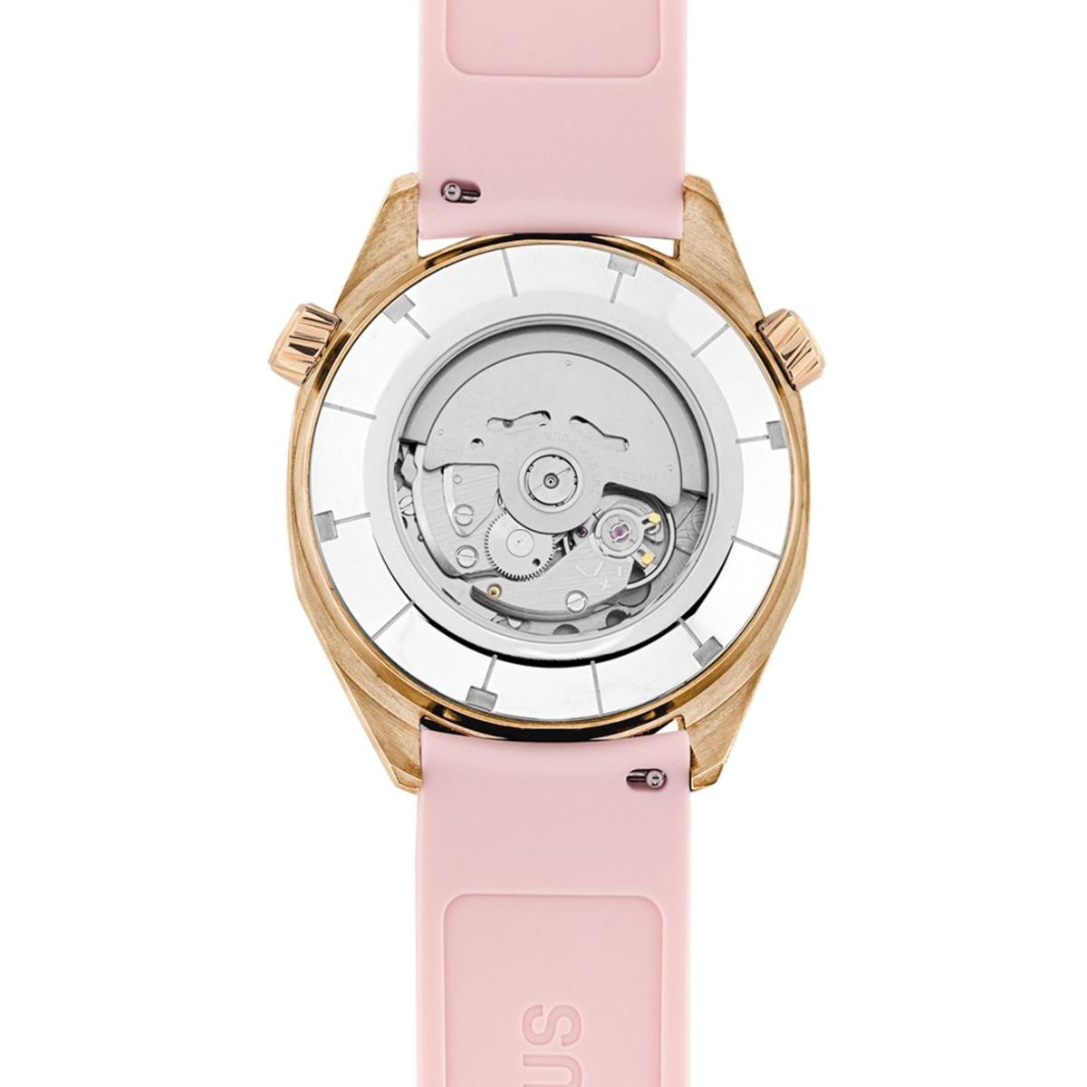 TOUS NOW GMT AUTOMATIC WATCH PINK AND MOTHER-OF-PEARL FOR WOMEN 3000133800