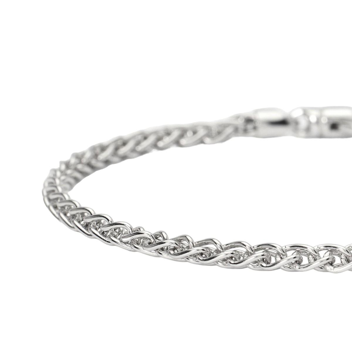 MABINA SILVER BRACELET WITH HERRINGBONE CHAIN ​​533801