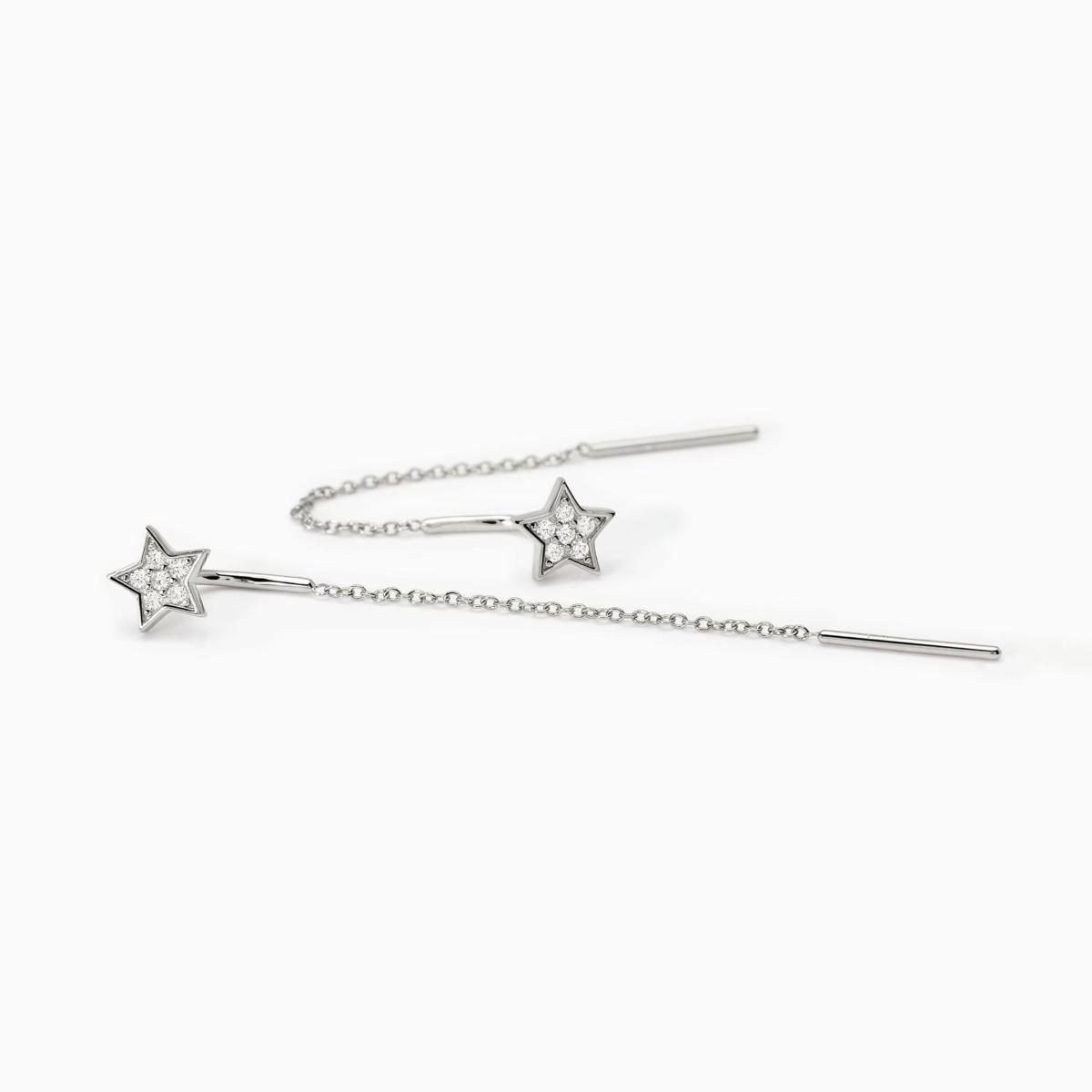 MABINA EARRINGS WITH STARS PADLOCK 563673