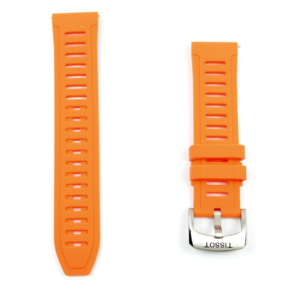 Tissot orange silicone strap T603049212 1