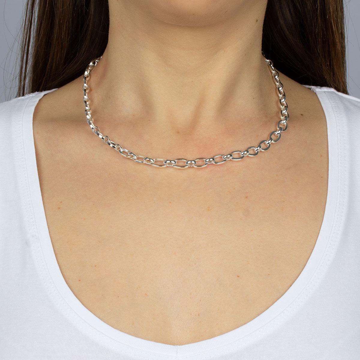 COLLAR ESLABONS BANYAT EN PLATA VIDAL & VIDAL X2656838